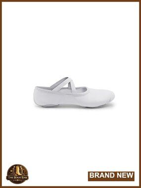 Canvas Split-Sole Ballet Dance Shoe 4-Way Stretch